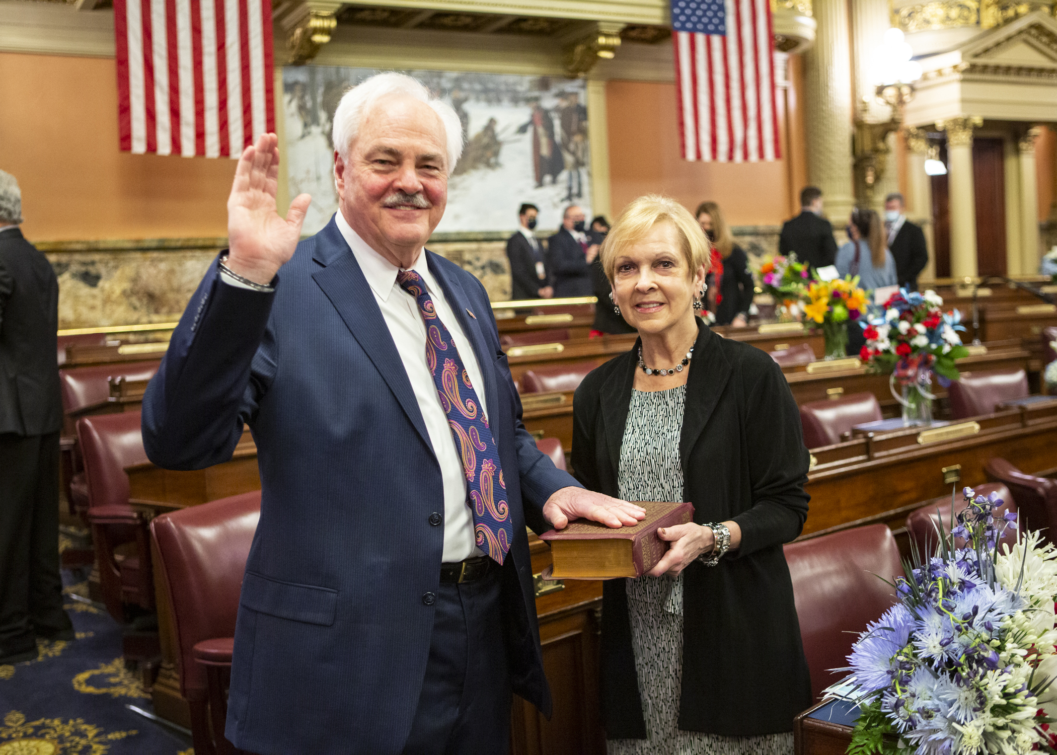 James Takes Fifth Oath of Office to Serve 64th District 